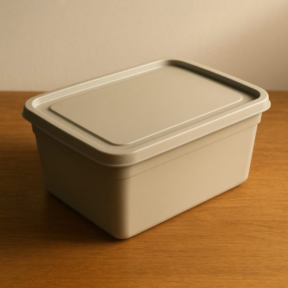 Plastikinė dėžė su dangčiu 12 l